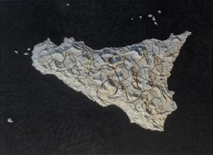 Pittura - Disgregazione della Sicilia - Enrico Spadaro