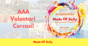 Call per volontari mostra arte contemporanea sicilia