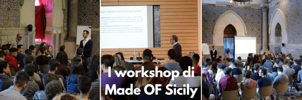 workshop su marketing innovazione start up a made of sicily, sicily and sicilians