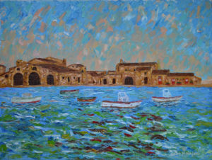 Le opere di pittura dell' artista emergente siciliano Salvo Distefano.