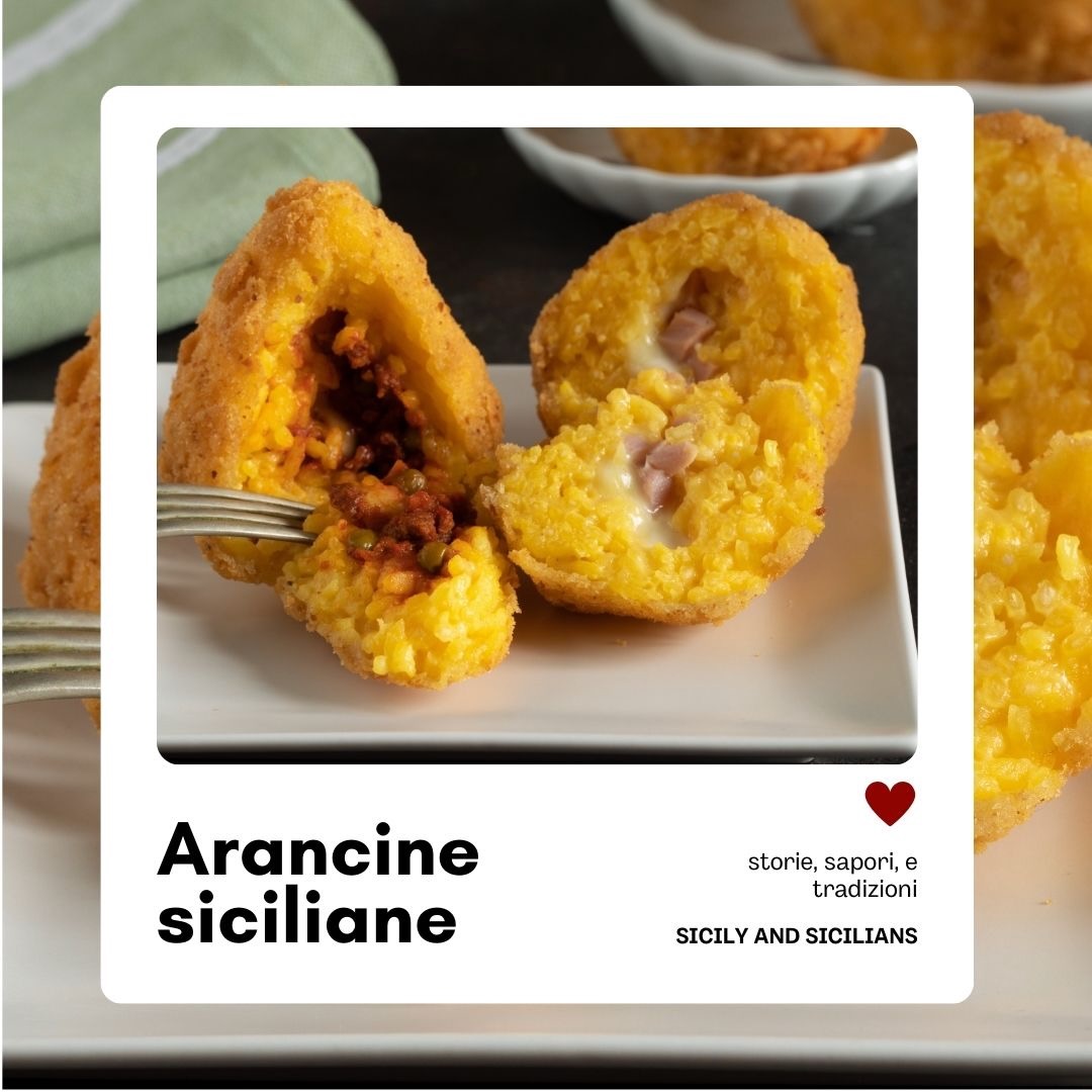 arancina palermitana, arancine siciliane, cibo tipico siciliano, cultura gastronomica, cultura siciliana