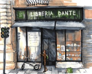 Pittura-libreria Dante-Lidanjart