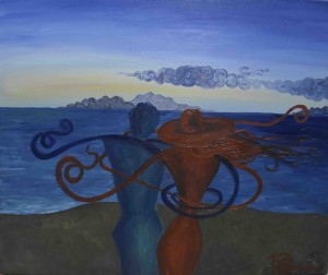 Pittura - Vento al tramonto - Floriana Gammino