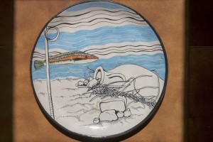 Pittura su ceramica- Il piatto dell'archeologo - LedaCrea
